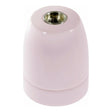 E27 porcelain socket — Antique pink