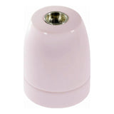 E27 porcelain socket — Antique pink