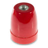 E27 porcelain socket — Red