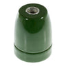 E27 porcelain socket — Green
