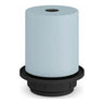 E27 half-threaded metal socket — Sky blue