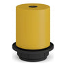 E27 half-threaded metal socket — Mustard