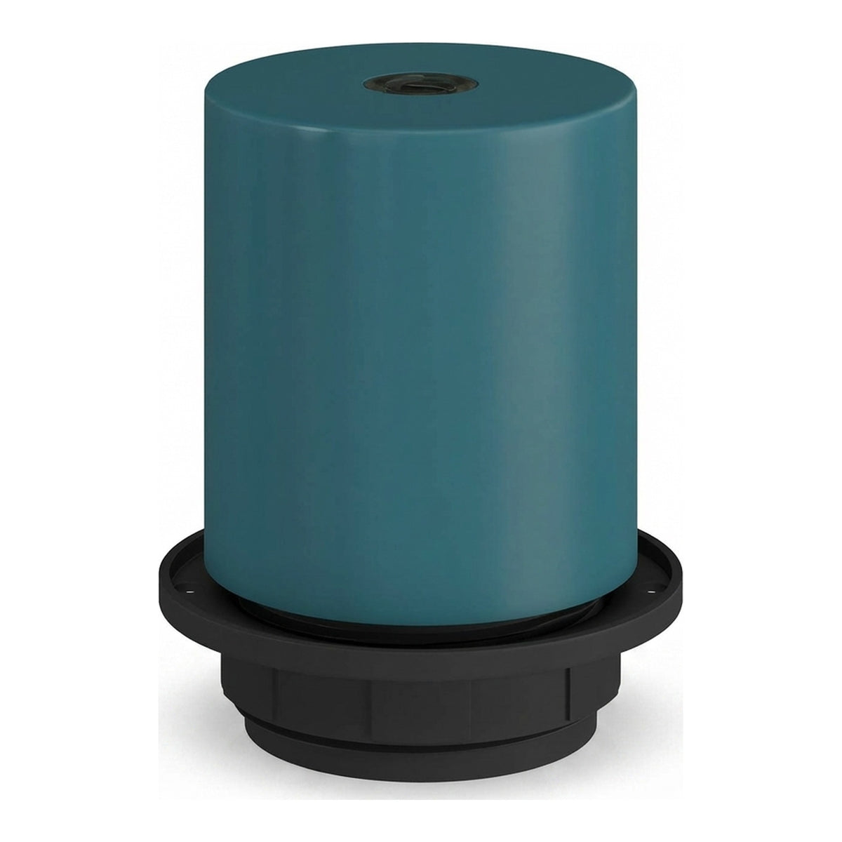 E27 half-threaded metal socket — Petrol blue