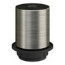 E27 half-threaded metal socket — Satin titanium
