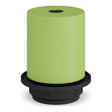 E27 half-threaded metal socket — Meadow green