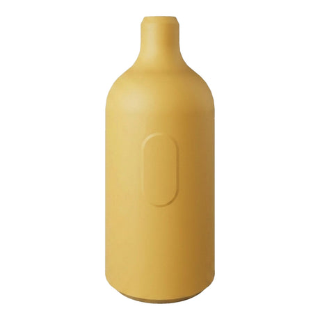 E27 silicone socket with switch — Mustard