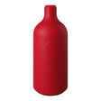 E27 silicone socket with switch — Red