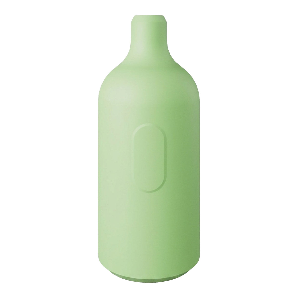 E27 silicone socket with switch — Meadow green