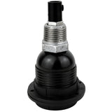 E27 bakelite socket kit with shade rings on 1/2'' (15x21mm) male galvanized cast iron fitting