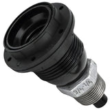 E27 bakelite socket kit with shade rings on male galvanized cast iron fitting