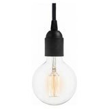E27 thermoplastic socket — Black