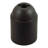 E27 thermoplastic socket — Black