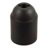 E27 thermoplastic socket — Black