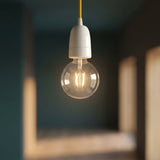 E40 porcelain socket — White