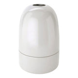 E40 porcelain socket — White