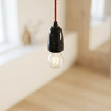 E40 porcelain socket — Black