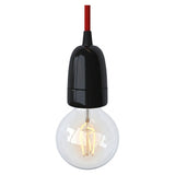 E40 porcelain socket — Black