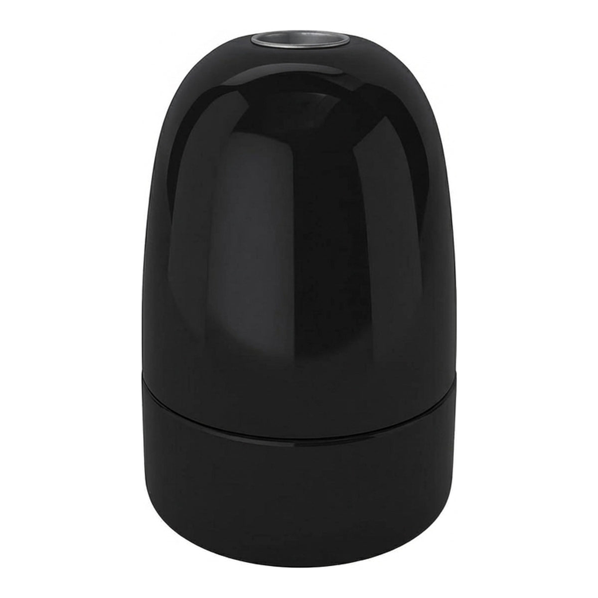 E40 porcelain socket — Black