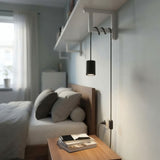 Plug-in mini GU10 spotlight, room setting