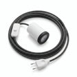 Plug-in mini GU10 spotlight, matt white finish