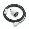 Plug-in mini GU10 spotlight, matt white finish