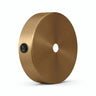 Mini cylindrical metal ceiling rose with a switch, Ø 83 mm — Satin bronze