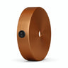 Mini cylindrical metal ceiling rose with a switch, Ø 83 mm — Satin copper