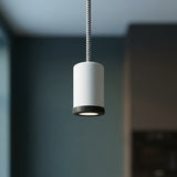 Mini LED spotlight in metal for Mini GU10 bulbs — Matt white