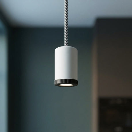 Mini LED spotlight in metal for Mini GU10 bulbs — Matt white
