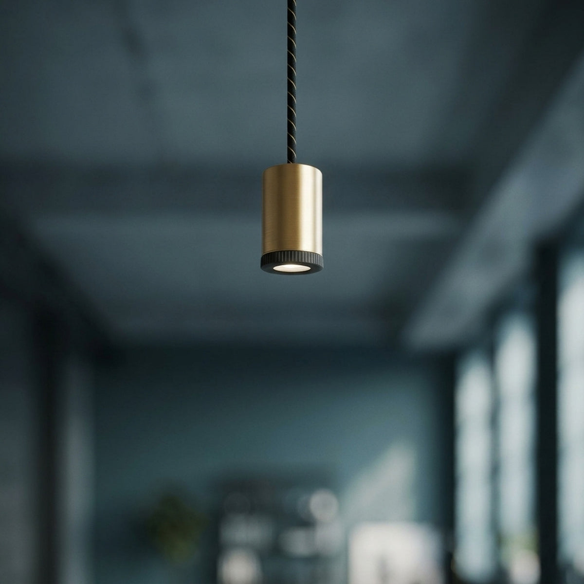 Mini LED spotlight in metal for Mini GU10 bulbs — Satin bronze