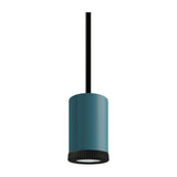 Mini LED spotlight in metal for Mini GU10 bulbs — Petrol blue