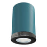Mini LED spotlight in metal for Mini GU10 bulbs — Petrol blue