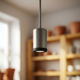 Mini LED spotlight in metal for Mini GU10 bulbs — Satin titanium