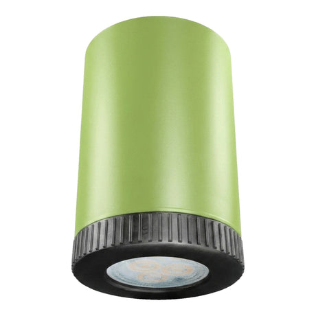 Mini LED spotlight in metal for Mini GU10 bulbs — Meadow green
