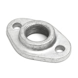 Galvanized oval plumbing plate