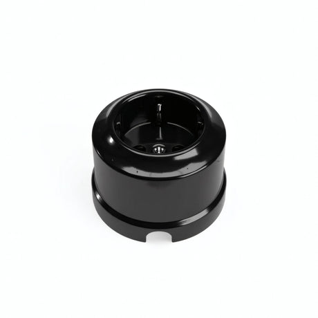 Porcelain wall socket — Schuko 2P+T 16 A / Black