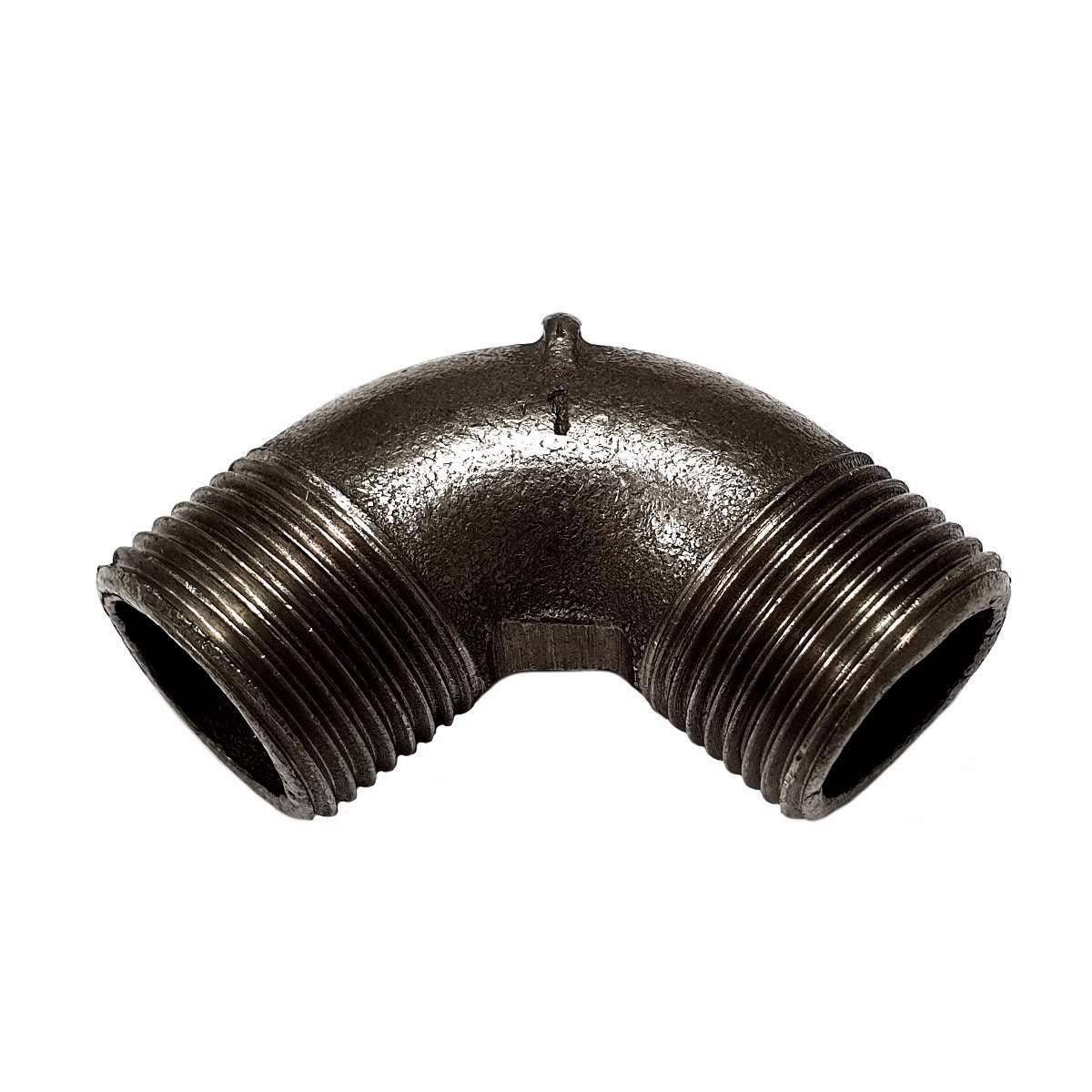 Elbow fitting black cast iron 90° Mal/Mal
