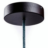 Round wooden ceiling rose, Ø 120 mm — Wenge effect