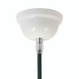 Glazed ceramic ceiling rose — Ø 75 mm / White