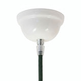 Glazed ceramic ceiling rose — Ø 75 mm / White