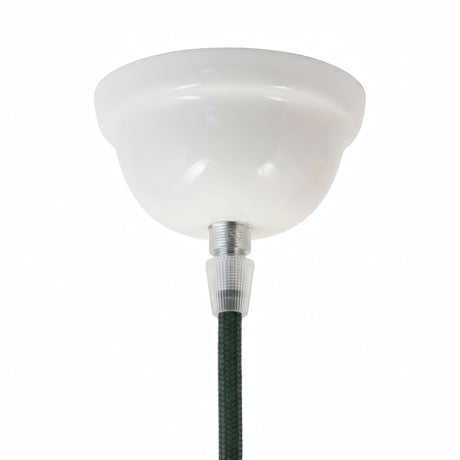 Glazed ceramic ceiling rose — Ø 75 mm / White