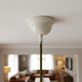 Glazed ceramic ceiling rose — Ø 75 mm / Crackle effect