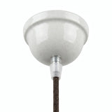 Glazed ceramic ceiling rose — Ø 75 mm / Crackle effect