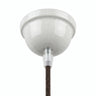 Glazed ceramic ceiling rose — Ø 75 mm / Crackle effect