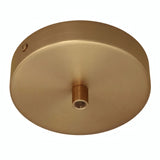 Cylindrical metal ceiling rose, Ø 120 mm — Cylindrical metal / Satin bronze