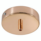Cylindrical metal ceiling rose, Ø 120 mm — Cylindrical metal / Copper