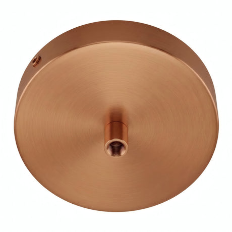 Cylindrical metal ceiling rose, Ø 120 mm — Cylindrical metal / Satin copper