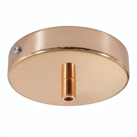 Cylindrical metal ceiling rose, Ø 120 mm — Cylindrical metal / Copper