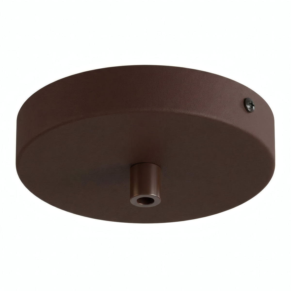 Cylindrical metal ceiling rose, Ø 120 mm — Cylindrical metal / Rust