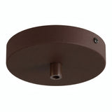 Cylindrical metal ceiling rose, Ø 120 mm — Cylindrical metal / Rust